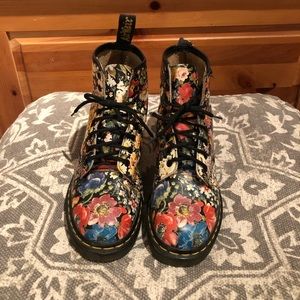 Rare Vintage 1990s Floral Doc Martens